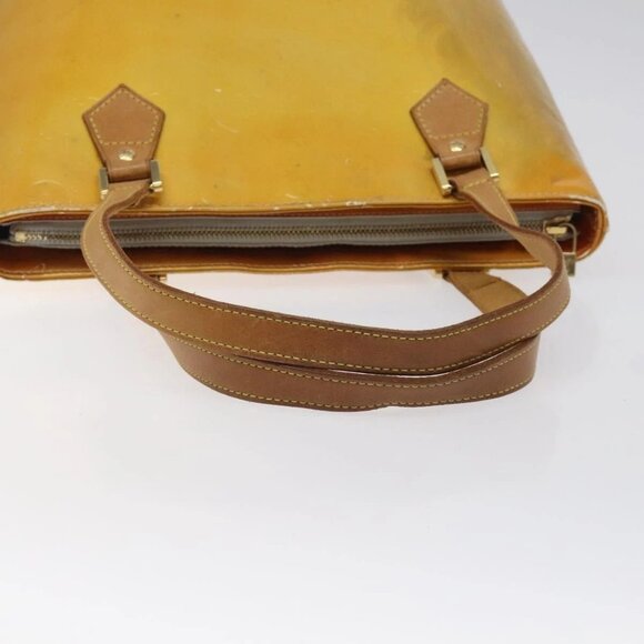 LOUIS VUITTON Monogram Vernis Houston Hand Bag Gris - Picture 6 of 16